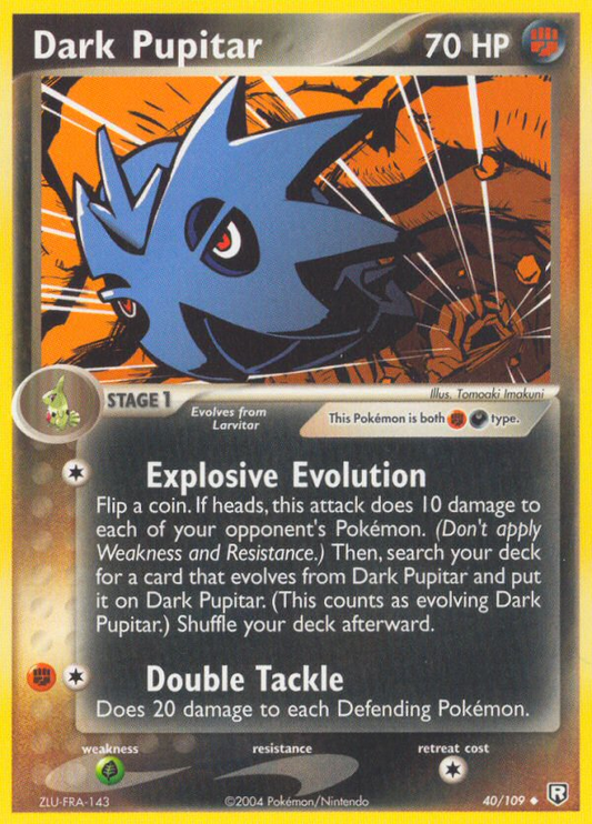 Dark Pupitar - 040/109 - Team Rocket Returns