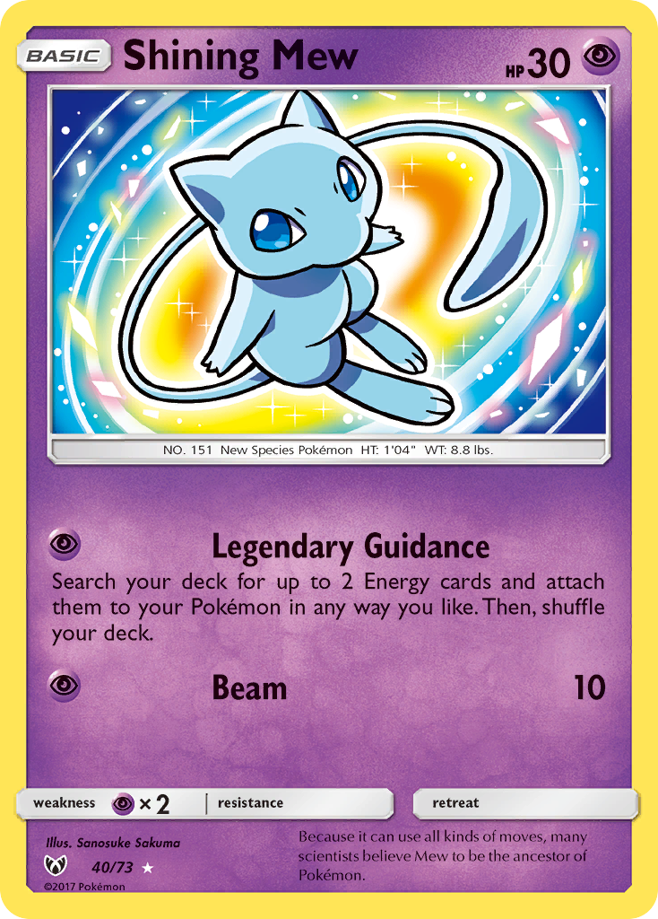 Shining Mew - 40/73 - Shining Legends