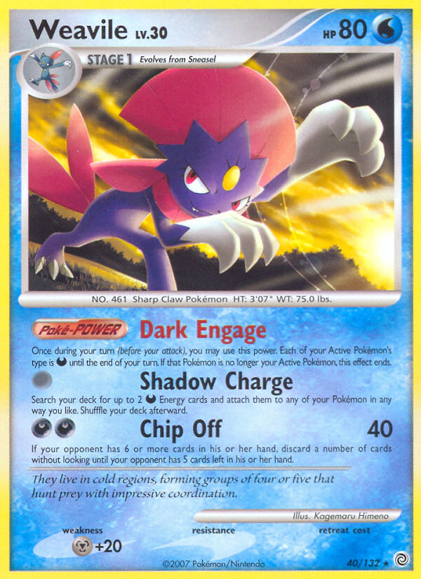 Weavile - 040/132 - Secret Wonders