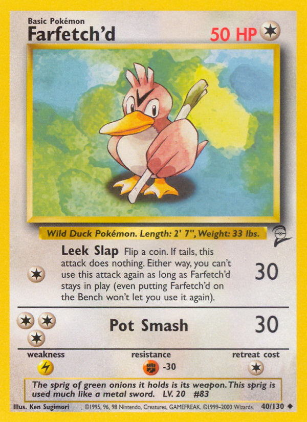 Farfetch'd - 040/130 - Base Set 2