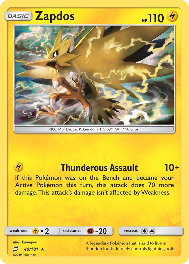 Zapdos - 040/181 - Team Up