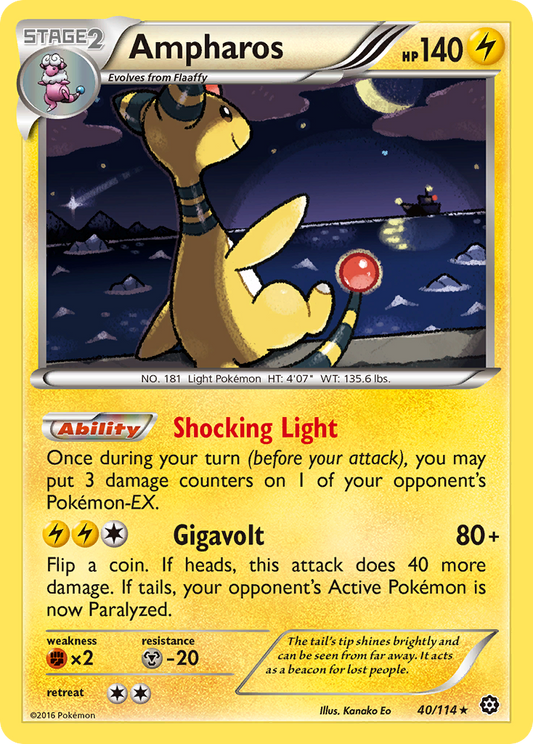 Ampharos - 040/114 - Steam Siege