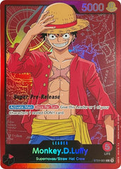 Monkey.D.Luffy - ST01-001 - Leader - Super Pre-Release Starter Deck 1: Straw Hat Crew