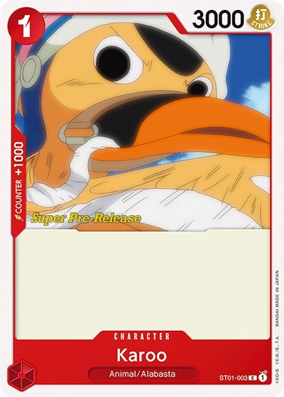 Karoo - ST01-003 - Common - Super Pre-Release Starter Deck 1: Straw Hat Crew
