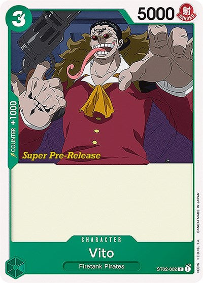 Vito - ST02-002 - Common - Super Pre-Release Starter Deck 2: Worst Generation