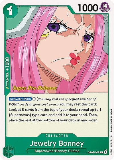 Jewelry Bonney - ST02-007 - Common - Super Pre-Release Starter Deck 2: Worst Generation