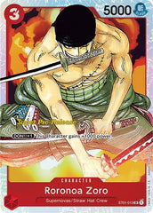 Roronoa Zoro - ST01-013 - Super Rare - Super Pre-Release Starter Deck 1: Straw Hat Crew