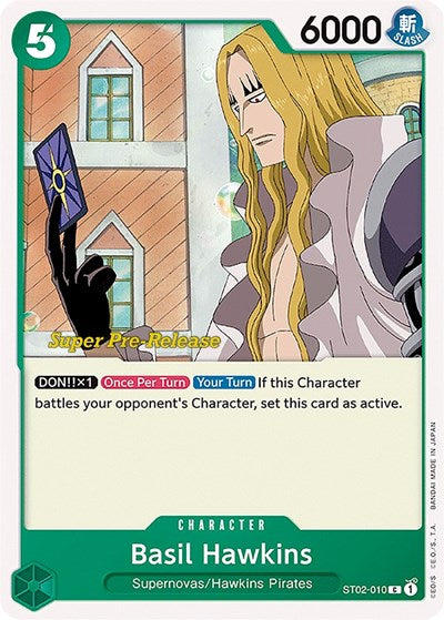 Basil Hawkins - ST02-010 - Common - Super Pre-Release Starter Deck 2: Worst Generation