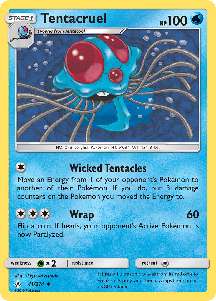 Tentacruel - 041/214 - Unbroken Bonds