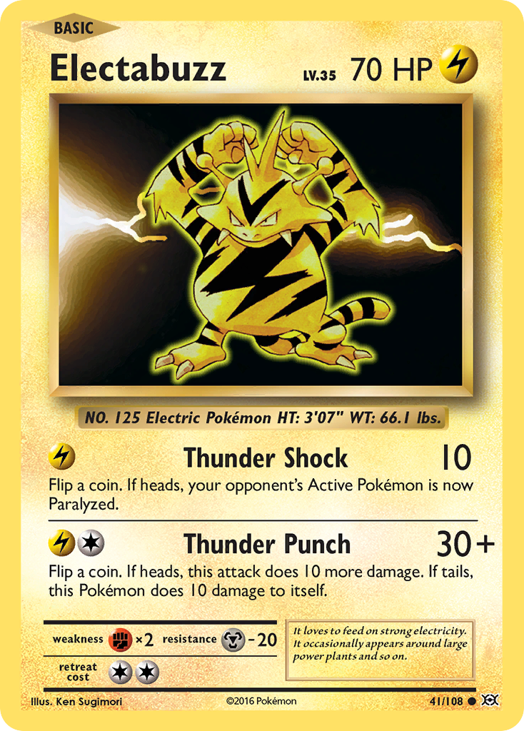 Electabuzz - 041/108 - Evolutions