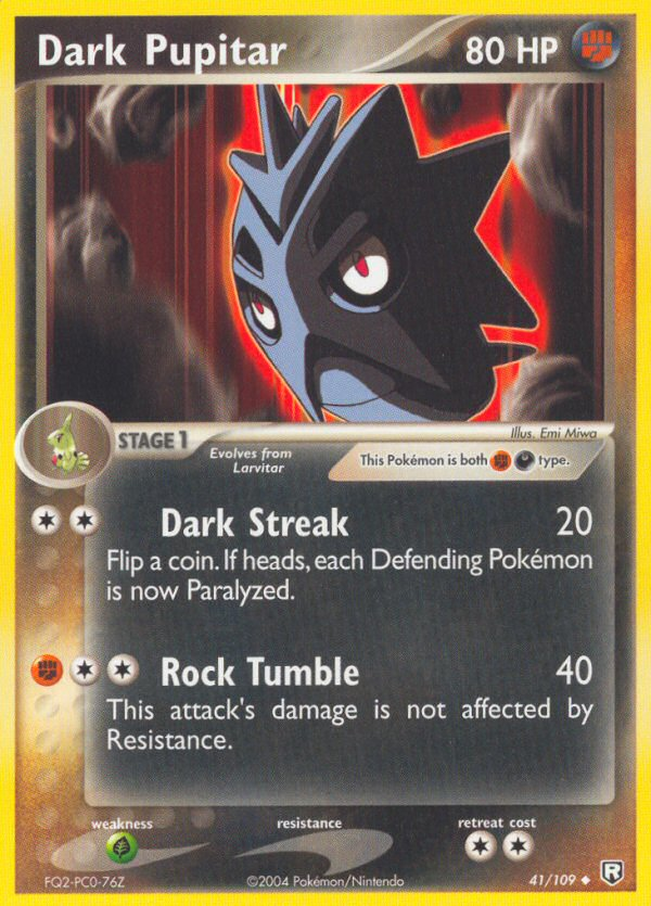 Dark Pupitar - 041/109 - Team Rocket Returns