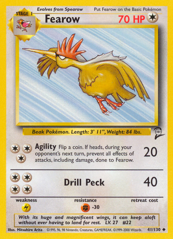 Fearow - 041/130 - Base Set 2