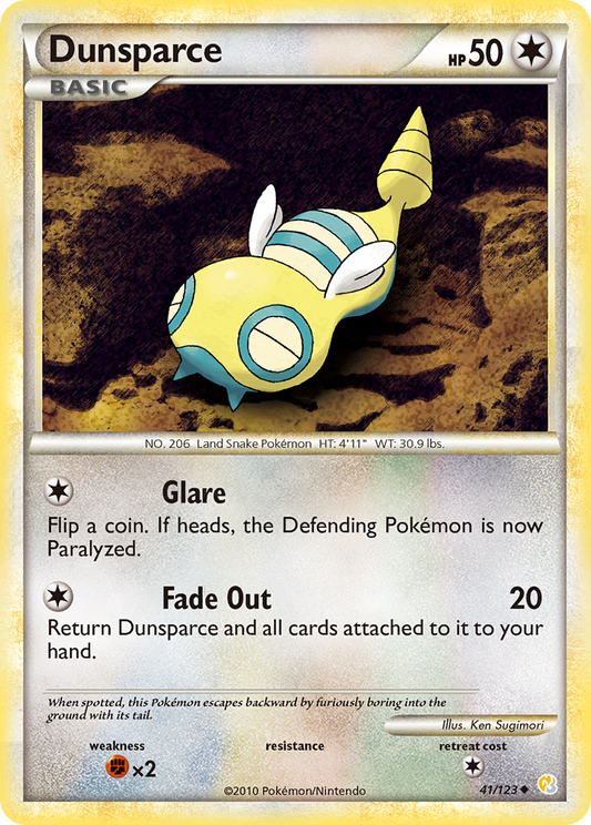 Dunsparce - 041/123 - HeartGold & SoulSilver