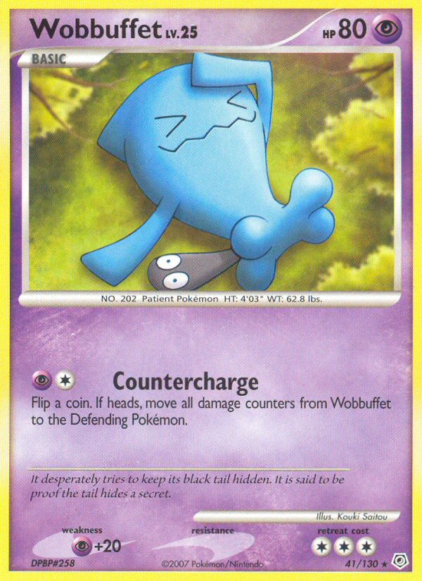 Wobbuffet - 041/130 - Diamond & Pearl