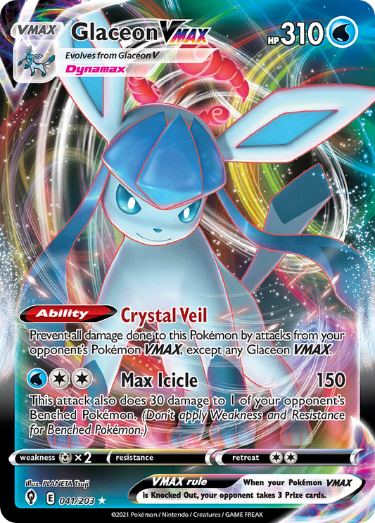 Glaceon VMAX - 041/203 - Evolving Skies