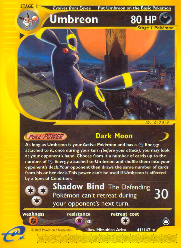 Umbreon - 041/147 - Aquapolis