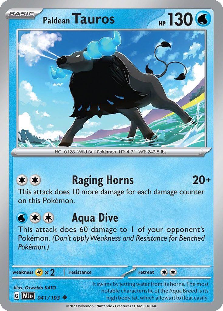 Paldean Tauros - 041/193 - Paldea Evolved