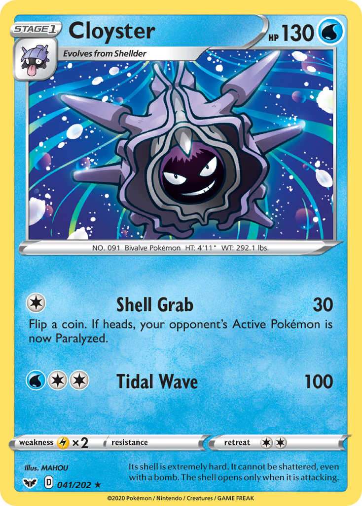 Cloyster - 041/202 - Sword & Shield