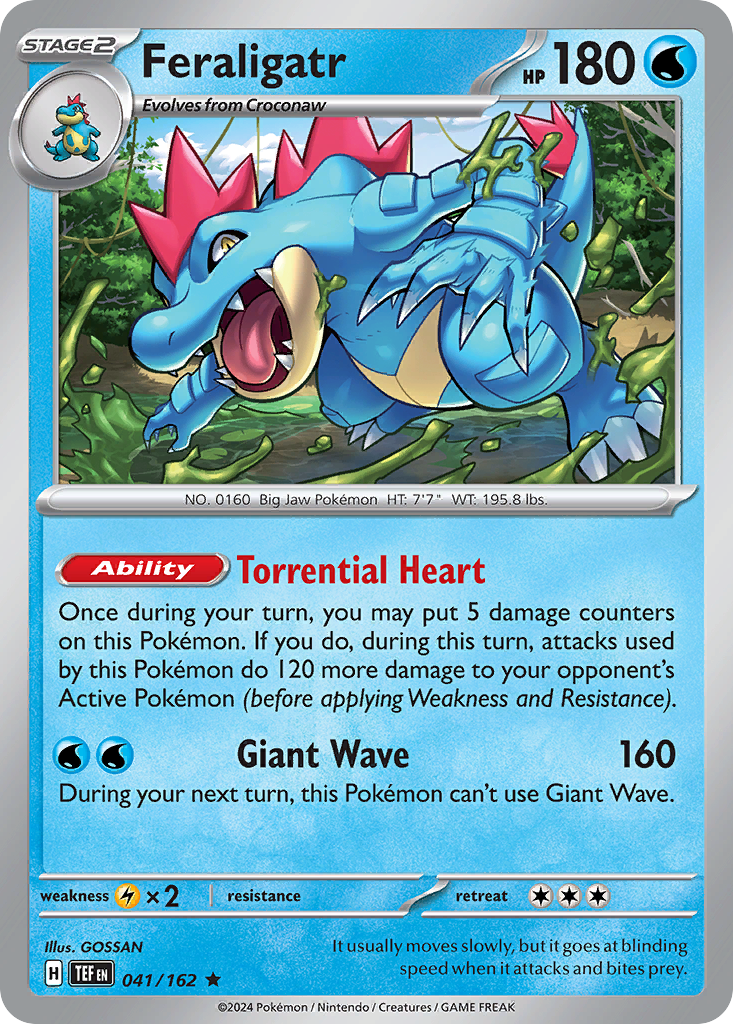 Feraligatr - 041/162 - Temporal Forces