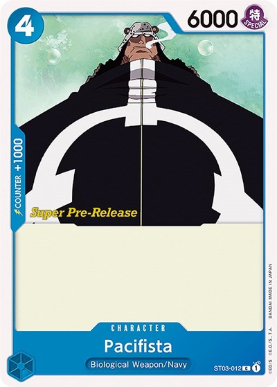 Pacifista - ST03-012 - Common - Super Pre-Release Starter Deck 3: The Seven Warlords of the Sea