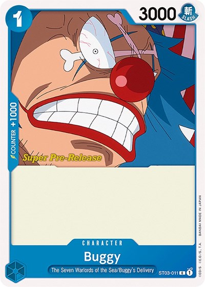 Buggy - ST03-011 - Common - Super Pre-Release Starter Deck 3: The Seven Warlords of the Sea