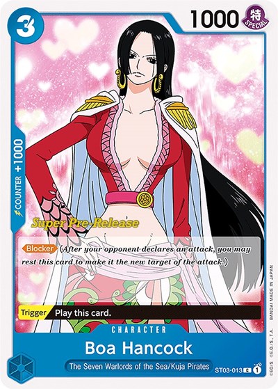 Boa Hancock - ST03-013 - Common - Super Pre-Release Starter Deck 3: The Seven Warlords of the Sea