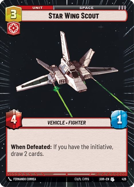 Star Wing Scout - SOR - 426 - Uncommon - Hyperspace