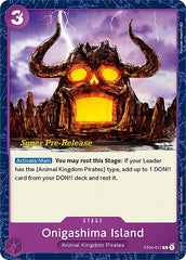 Onigashima Island - ST04-017 - Common - Super Pre-Release Starter Deck 4: Animal Kingdom Pirates