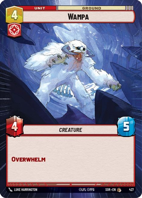 Wampa - SOR - 427 - Common - Hyperspace