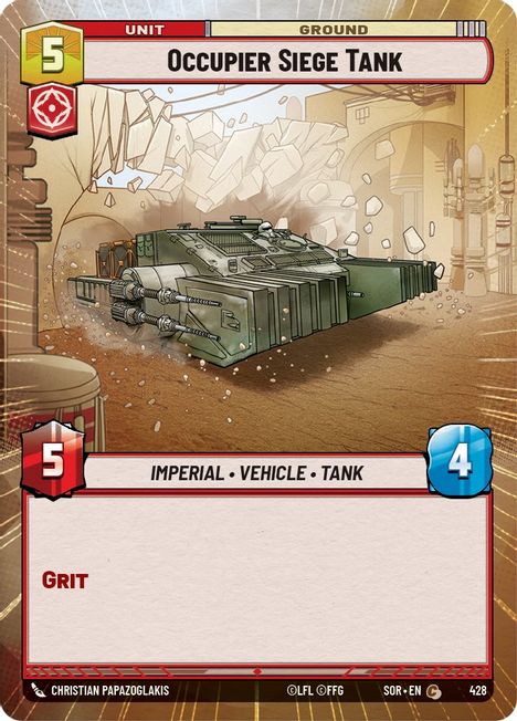 Occupier Siege Tank - SOR - 428 - Common - Hyperspace