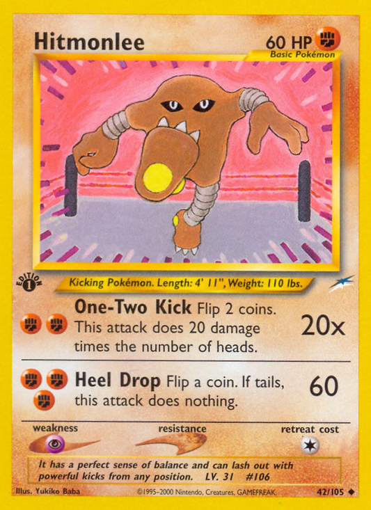 Hitmonlee - 042/105 - Neo Destiny