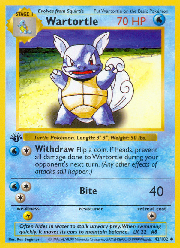 Wartortle - 042/102 - Base