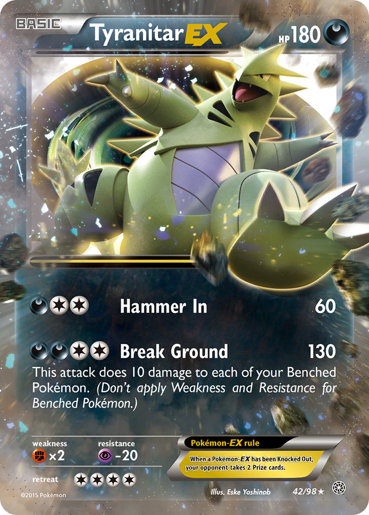 Tyranitar-EX - 42/98 - Ancient Origins