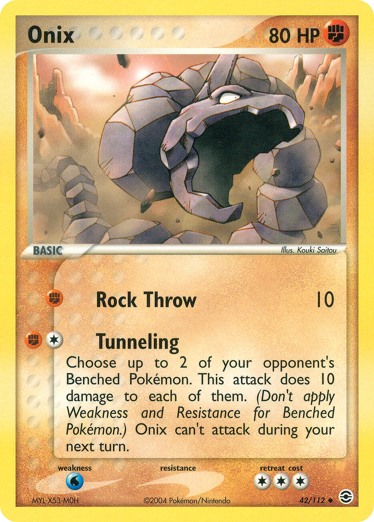 Onix - 042/112 - FireRed & LeafGreen