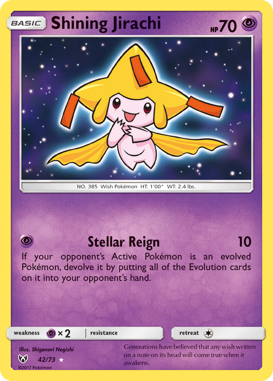 Shining Jirachi - 42/73 - Shining Legends