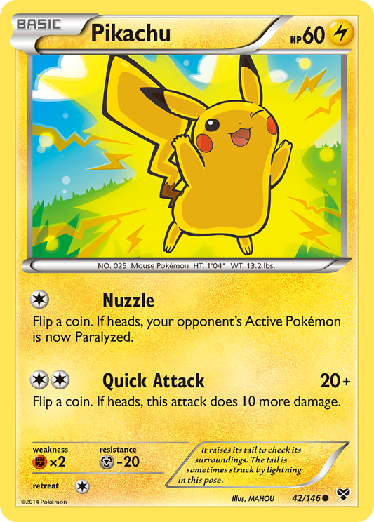 Pikachu - 042/146 - XY