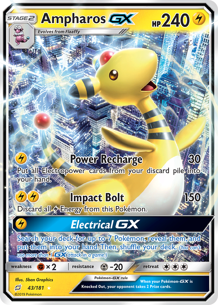 Ampharos-GX - 043/181 - Team Up