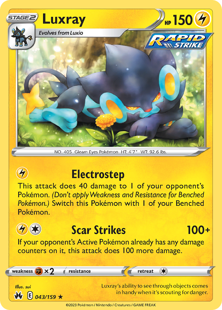 Luxray - 043/159 - Crown Zenith