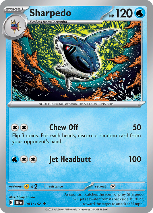 Sharpedo - 043/162 - Temporal Forces