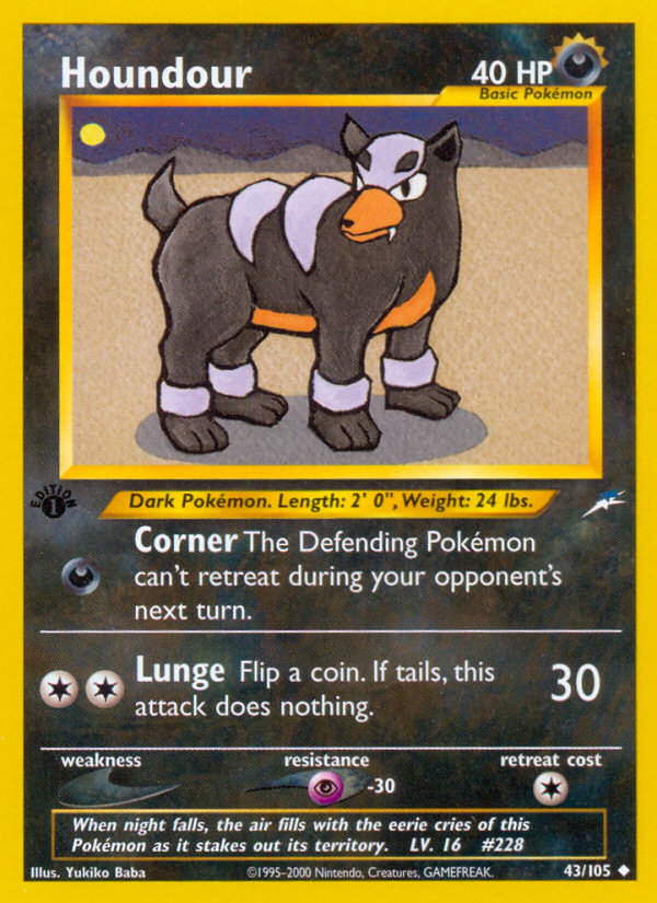 Houndour - 043/105 - Neo Destiny