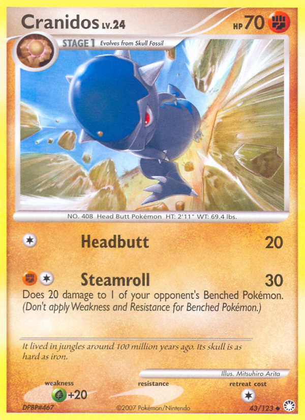 Cranidos - 043/123 - Mysterious Treasures