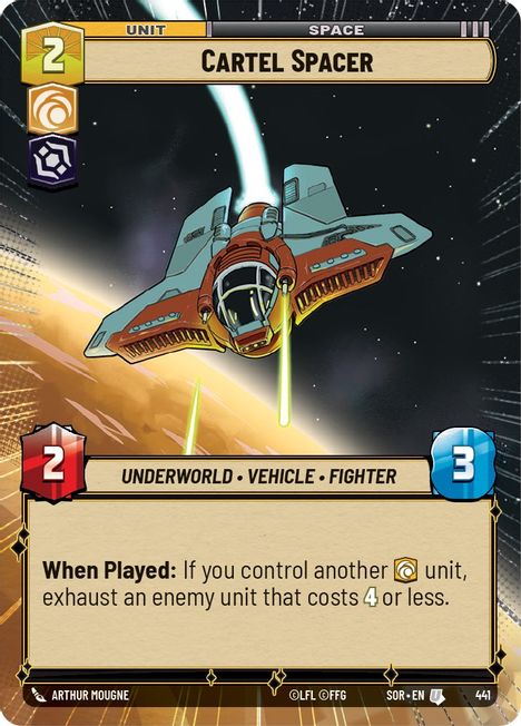 Cartel Spacer - SOR - 441 - Uncommon - Hyperspace