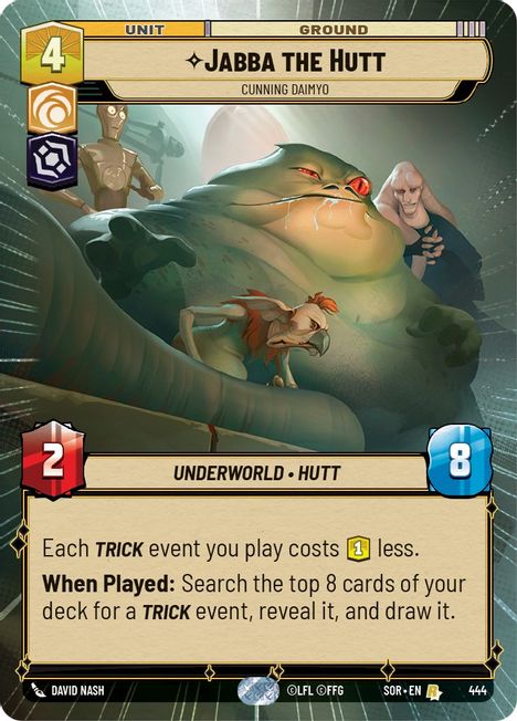 Jabba the Hutt - SOR - 444 - Rare - Hyperspace