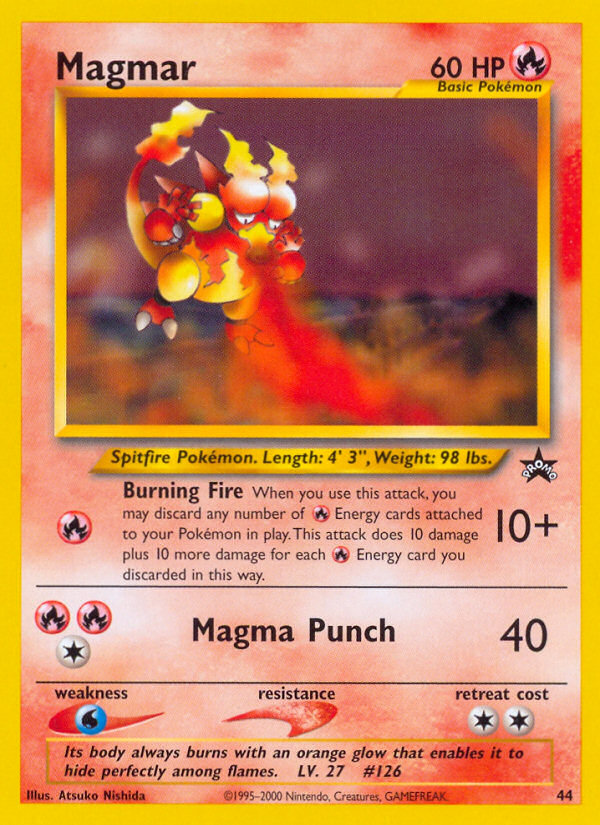 Magmar - 44/53 - Wizards Black Star Promos