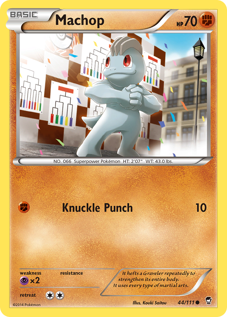 Machop - 044/111 - Furious Fists