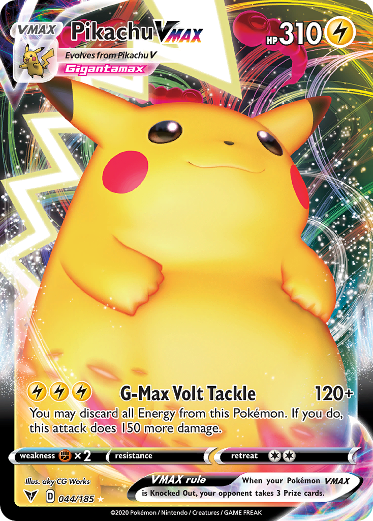 Pikachu VMAX - 044/185 - Vivid Voltage