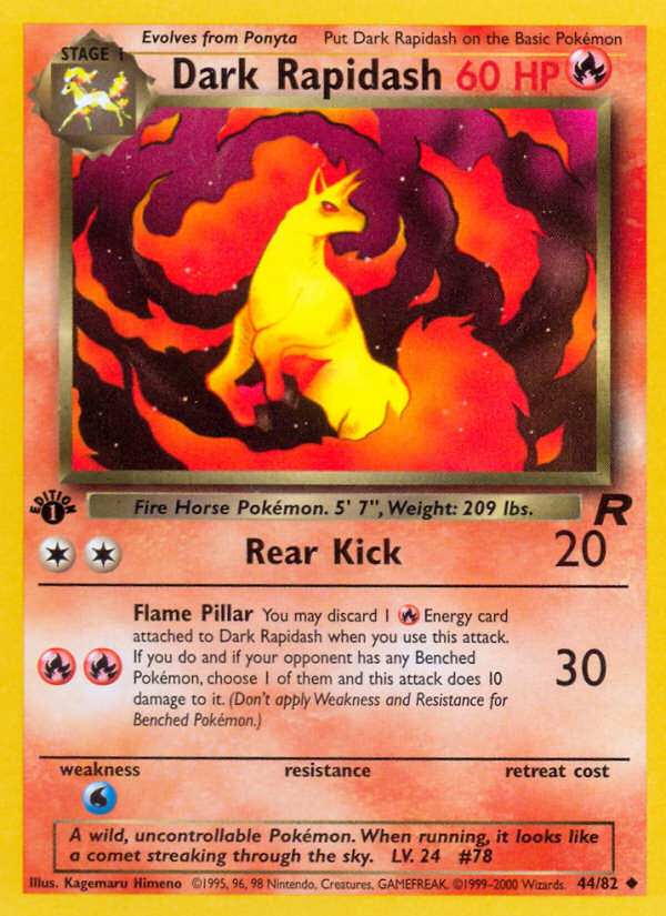 Dark Rapidash - 44/82 - Team Rocket