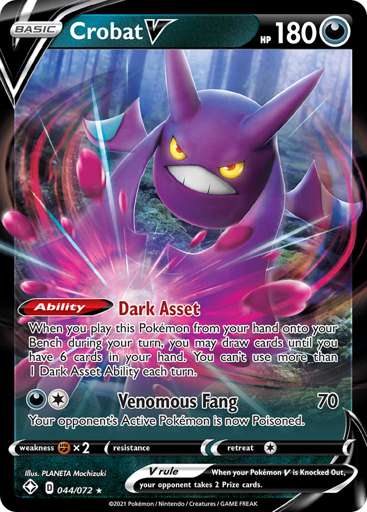 Crobat V - 44/72 - Shining Fates