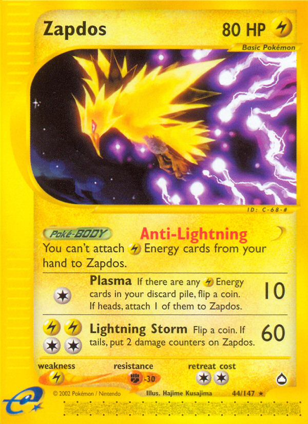 Zapdos - 044/147 - Aquapolis