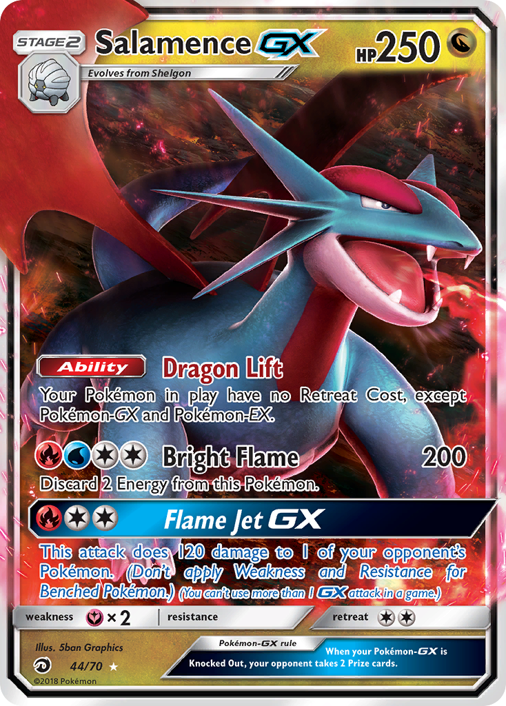 Salamence-GX - 44/70 - Dragon Majesty